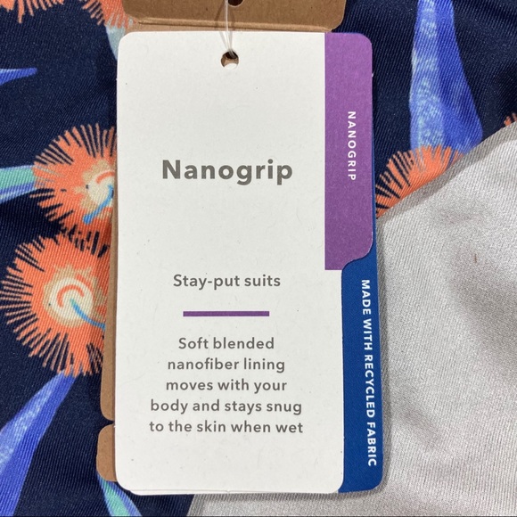 NWT Nanogrip Nireta Swim Bikini Bottoms Print New - Picture 7 of 11